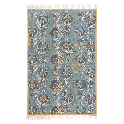 Euphoria Blue Dhurrie